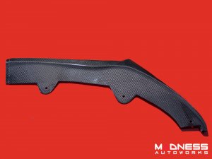 Alfa Romeo Giulia Front Spoiler - Carbon Fiber - Italia Style - Stile Italia - Base Model - V2 - Two Piece Design